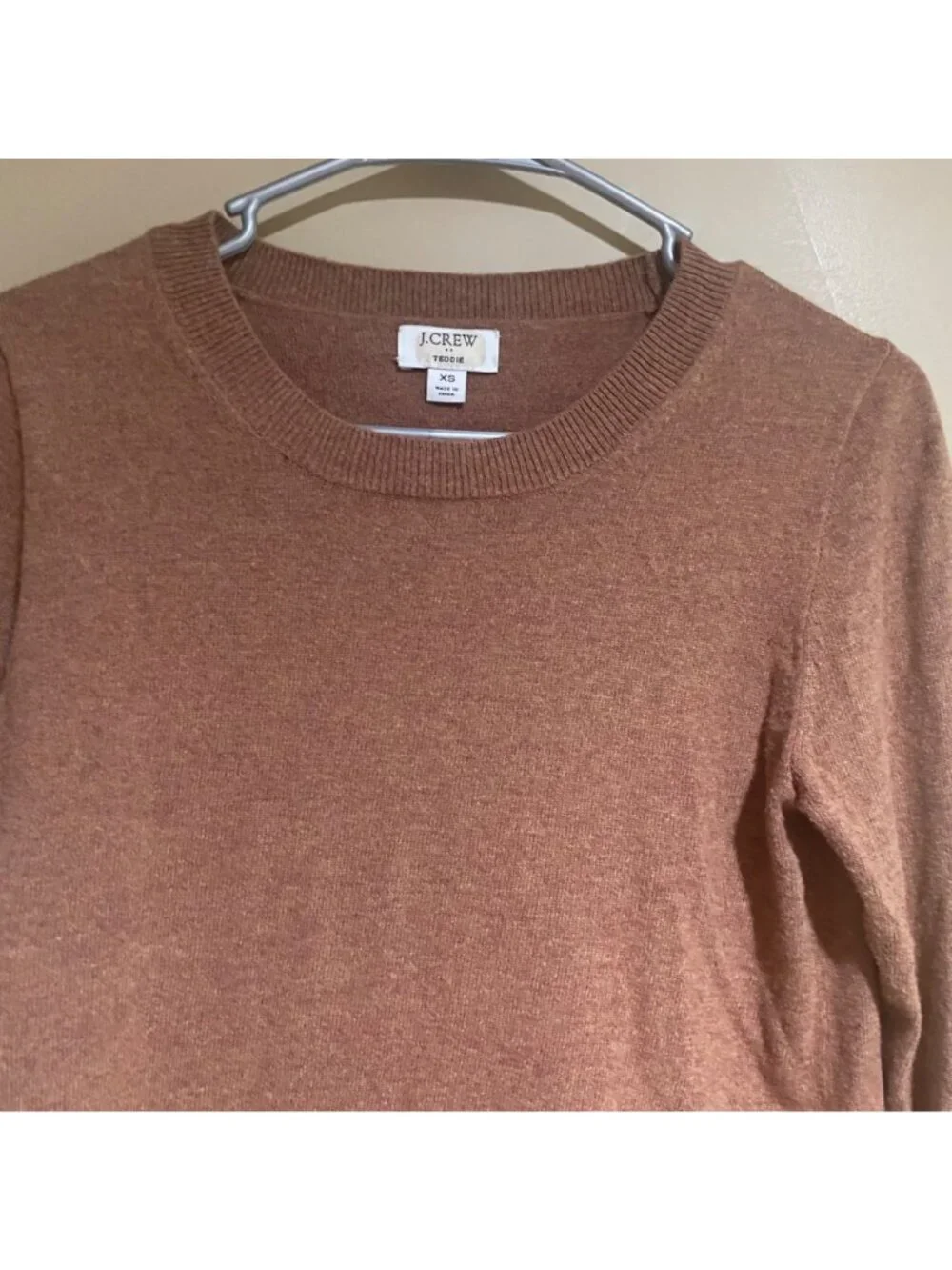 J.crew teddy crewneck sweater